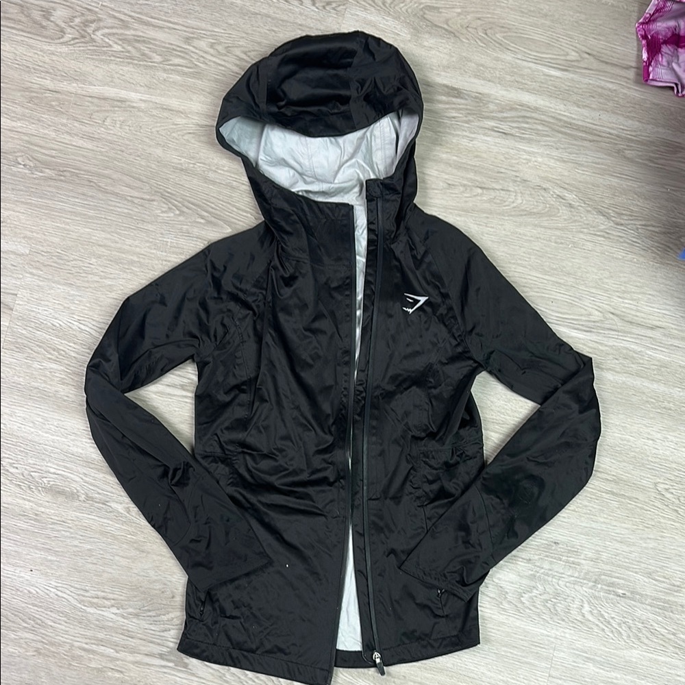 Black Hooded Lightweight Jacket - Gymshark